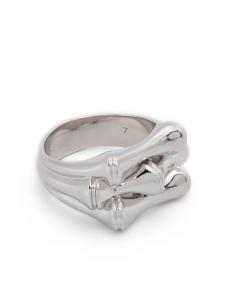 КОЛЬЦО С ПЕЧАТКОЙ BAMBU Eddie Borgo, серебряный