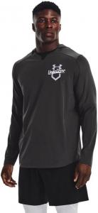 Мужская куртка-сетка с капюшоном Under Armour, Jet Gray/White/Mod Gray