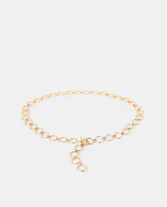 Пояс с золотыми кольцами Tintoretto, цвет 390 Oro