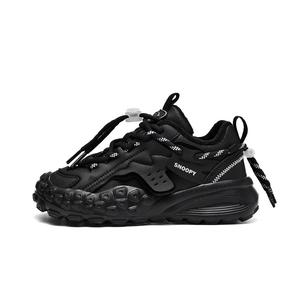 Детские кроссовки Adventurer с низким верхом, устойчивые к истиранию и скольжению SNOOPY, черный