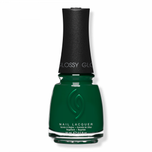 Лак для ногтей Mega Pigment, кремовый, холодные тона China Glaze, Midnight Pine (forest green)