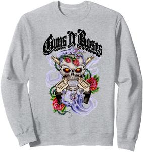 Официальная толстовка Guns N' Roses Purple Smoke, серая