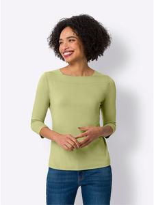 Рубашка с рукавами 3/4 цвета лайма Heine