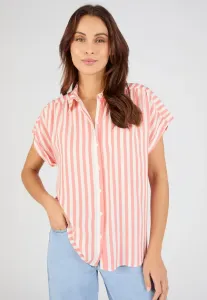 Блузка на пуговицах «климатил» Damart, Red Striped