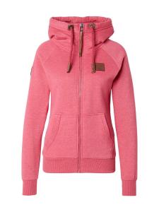 Naketano Толстовка с молнией в ягодном цвете