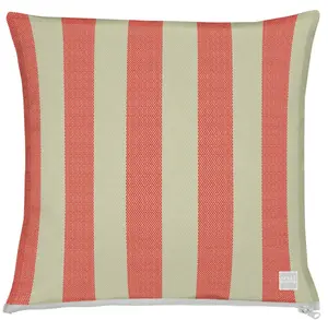АПЕЛЬТ декоративная подушка "3967", чехол с наполнителем, 1 шт APELT 48х48 см, цвет koralle/stein + gestreift