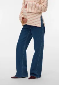 Мляда широкие ноги Mamalicious, Light Medium Blue Denim