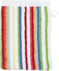 Рукавицы для мытья ROSS "Вита", (6 шт.), вышитая эмблема ROSS 16х22 см (6 шт.), красный