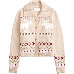 Свитер Women's Abercrombie＆Fitch, светло коричневый pattern