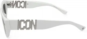 Солнцезащитные очки DSQUARED2 Icon Low Profile Icon 0011/S VK6IR белого цвета, 54 мм, White