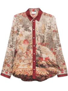 Pierre-Louis Mascia рубашка Aloe, нейтральный цвет