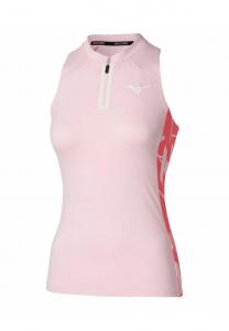 Топ Mizuno DAYBREAKERS PRINTED TANK, Barely Pink/Pink
