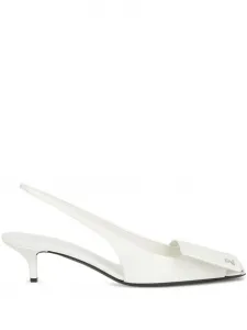 Туфли с ремешком на пятке Courrèges, белый