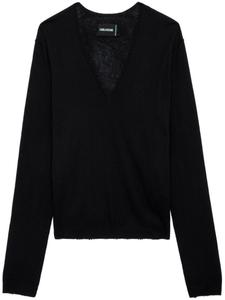 Zadig&Voltaire кашемировый джемпер Rivy, черный