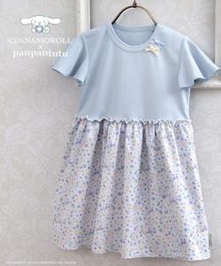 Платье с расклешенными рукавами (80-100 см)