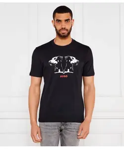 Футболка Доберо Regular fit Hugo, черный