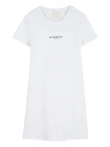 Платье с логотипом Givenchy Kids, белый