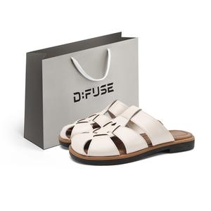 D:FUSE SCANDINAVIA D FUSE SCANDINAVIA Женские бесшумные устойчивые к истиранию закрытые тапочки бежевые, цвет Beige