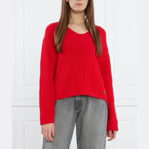 Свитер обычного кроя Hugo, красный