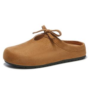 Износостойкие закрытые тапочки для женщин Medd, темно-коричневый