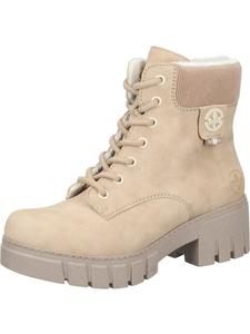 Ботильоны на шнуровке из мрамора/глины rieker