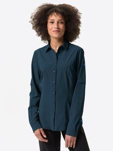 Спортивная рубашка на пуговицах VAUDE, темно-синий