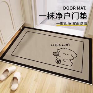 Budis Ковер 90х120 см из ПВХ, для прихожей и улицы, нескользящий, износостойкий, Happy Wangwang