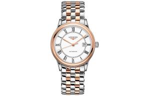 LONGINES Часы Men's Military Flag Collection Watch, White Dial