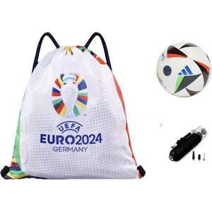 Adidas Футбольный мяч размер 5, машинная строчка, унисекс, white/black/glory blue