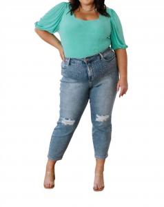 Боди Total Vision с квадратным вырезом в цвете Mint White Birch