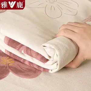 Yalu Простыня 200х230 см из натурального хлопка, комплект из 2 простыней и наволочек, цвет Love