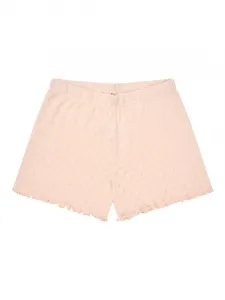 Шорты с ажурным узором в виде сердечек Copenhagen Colors, Dusty Rose