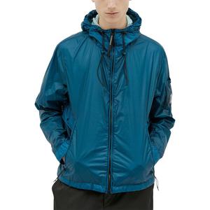 Куртка на молнии с капюшоном и детальной проработкой линз C.P.Company, синий