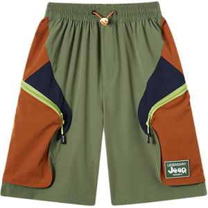 Шорты подростковые армейский зеленый Jeep