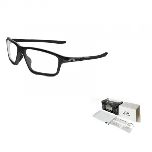 Oakley Пластиковая оправа для очков неправильной формы TR/Memory унисекс черная, Black