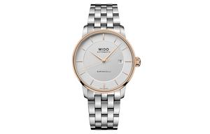 MIDO Часы Men's Baroncelli Watch, Silver White