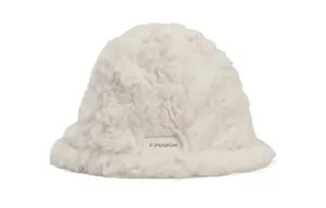 FILA Хлопковая полиэстеровая шляпа-ведро женская черно-белая, Black/White