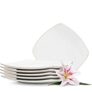 Набор тарелок carlina обеденные тарелки 6 шт. Konsimo, желтый