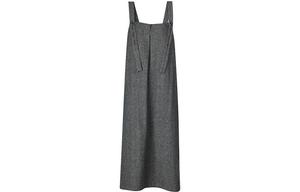 Yohji Yamamoto Женские платья без рукавов, серые, другие