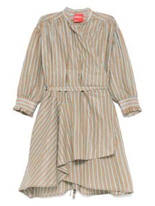 Полосатое платье Merci, коричневый