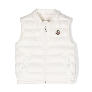 Moncler Enfant дутый жилет New Amaury, белый