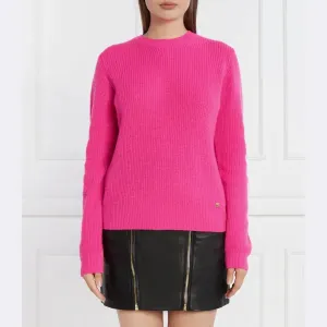 Свитер обычного кроя с добавлением шерсти и кашемира Pinko, розовый
