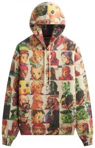 Худи Kith x Marvel vs. Capcom Fighter All-Over Printed Vintage Nelson, мультиколор