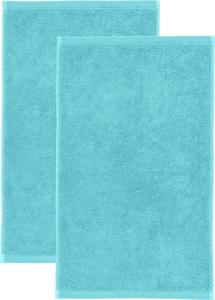 Гостевое полотенце Erwin Müller 2er-Pack 155414, 30x1x50 см, бирюзовый