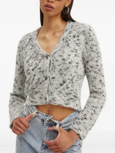 Кардиган на пуговицах Moschino Jeans, серый