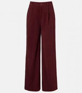 Широкие брюки-клеш из вельвета Floris Varley, Decadent Chocolate