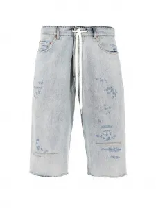 Бермуды на завязках Mm6 Maison Margiela, синий