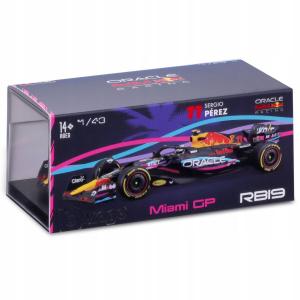Red Bull RB19 Серхио Перес GP МАЙАМИ 2023 F1 BOLID 1:43 BBURAGO 18-38083