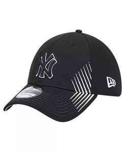 Мужская черная бейсболка New York Yankees Active Dash Mark 39THIRTY Flex New Era