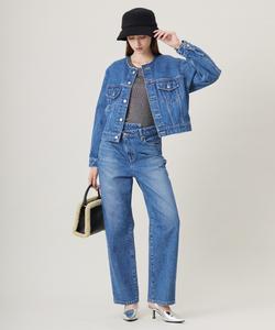 Джинсовая куртка из переработанного водорастворимого денима